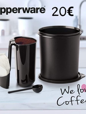 Tupperware coffee set new