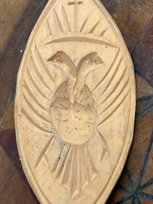 Σφραγίδα για πρόσφορο μεταχειρισμένη με δικέφαλο αετό