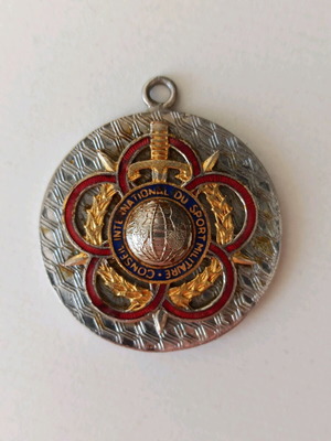 Conseil International du Sport Militaire medal like new, authentic