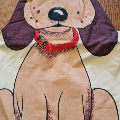 Pillowcase with Pound Puppies design, new
