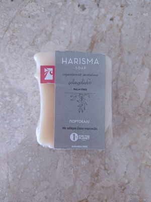 Harisma Handmade Olive Oil Soap with Orange Essential Oil New