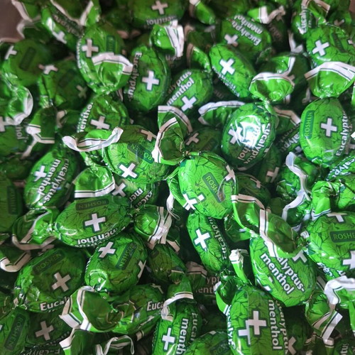 Bulk candies with different flavors