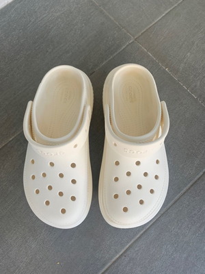 Crocs Stomp Clog σαν καινούργιο, άσπρο, νούμερα 38-39