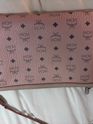 MCM small shoulder bag pink like new