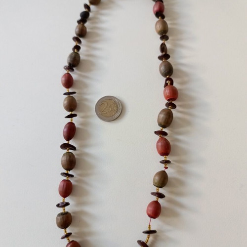Boho Style Necklaces like new, acorn and wooden beads