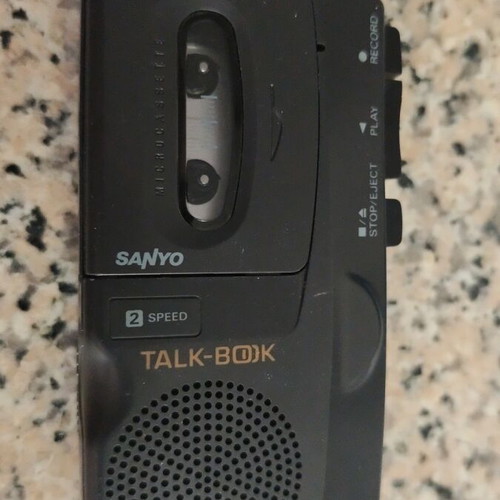 Sanyo TR-520M cassette player for parts, not working properly