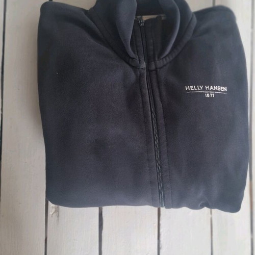 Helly Hansen fleece with zipper blue size Medium used