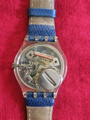 Swatch Ciel vintage ρολόι χειρός μεταχειρισμένο, μπλε unisex