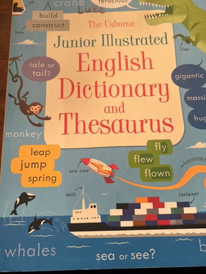 English Dictionary and Thesaurus Aristo Junior Illustrated like new
