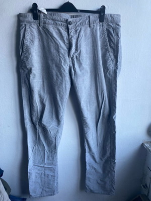 Benetton ανδρικό παντελόνι XL μεταχειρισμένο, γκρι, μέση 50, μάκρος 110 πόντους