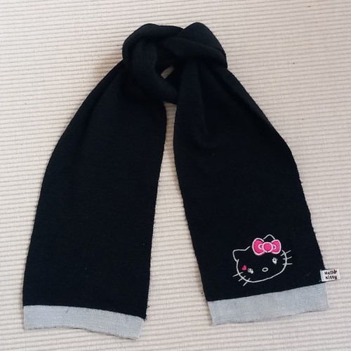 Hello Kitty children's scarf used, 130 cm