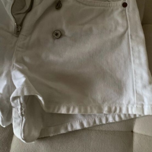 Zara white denim skirt-shorts, size 152 cm, age 12 years