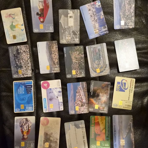 Vintage OTE Phone Cards Collection used