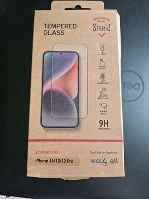 Redshield Tempered Glass προστατευτικό οθόνης για iPhone 13/13 Pro/14 καινούργιο
