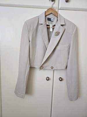 Cropped spring jacket Raccar new, ice color