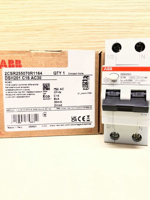 ABB DSH201 C16 AC30 Residual Current Device New