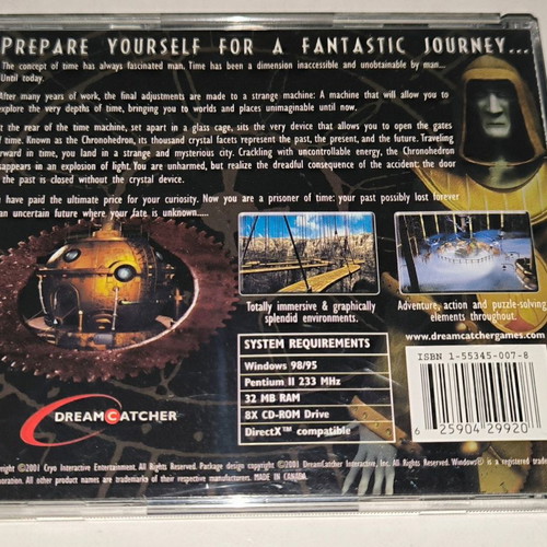 Time Machine PC game used, adventure