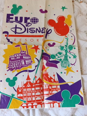 Vintage Χάρτινη Σακούλα Euro Disney Resort 1992 Σαν Καινούργιο