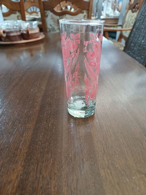 Tall shot glass with tribal used