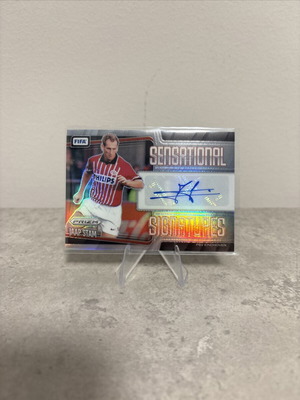Jaap Stam 2025 Panini Prizm Fifa #SS-JS Silver Sensational Signatures Auto /49 card