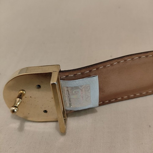Dolce & Gabbana Brown Leather Belt Like New, Size 90