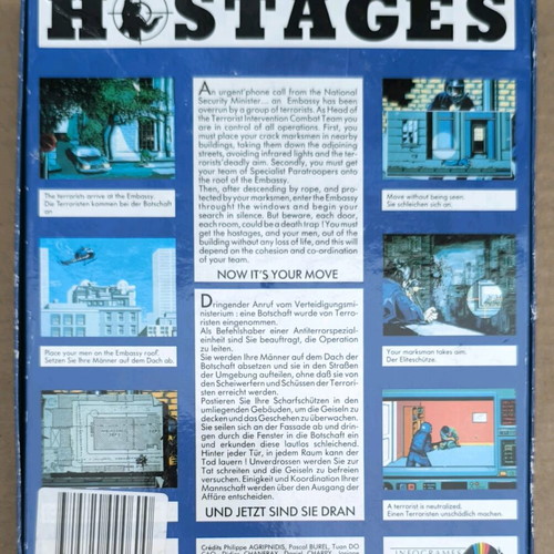 Hostages Infogrames Atari ST like new