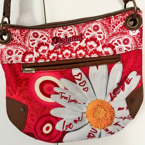 Desigual crossbody bag like new, colorful with adjustable strap