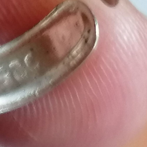 925 Silver Green Foot Ring with Pink, new
