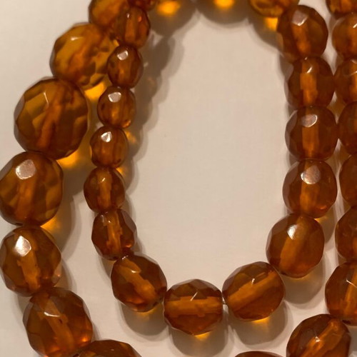 Natural amber Kaliningrad like new, cognac color 57cm
