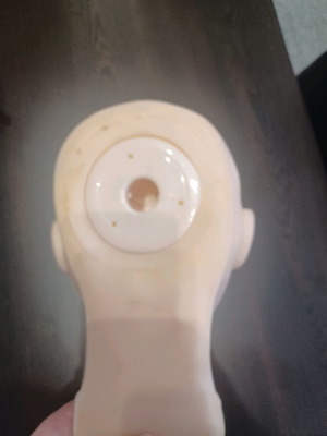 Training head for eyelashes used