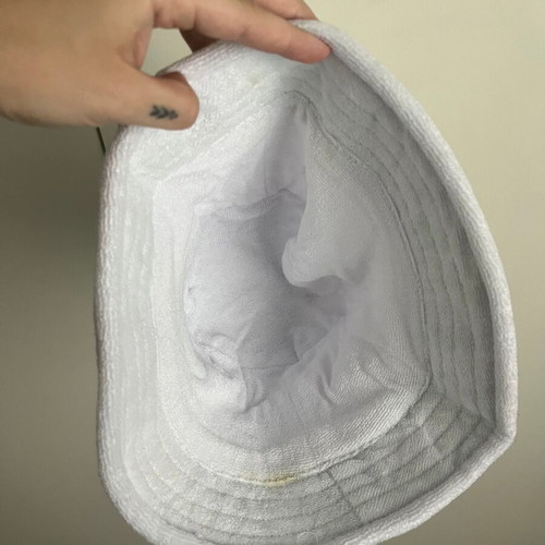 Bintang Bali Terry Cloth Bucket Hat used, white, one size
