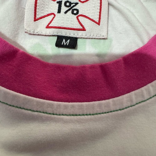 1% White T-shirt like new, size M