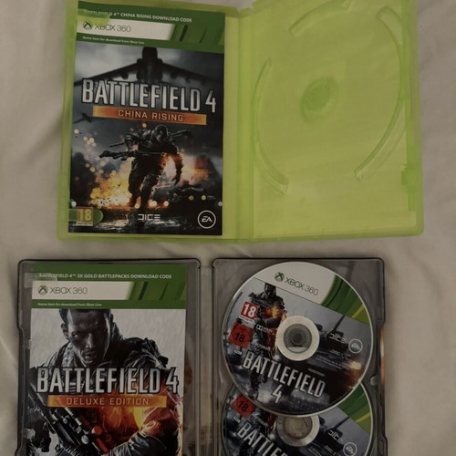 Battlefield 4 Deluxe Edition Xbox 360 like new