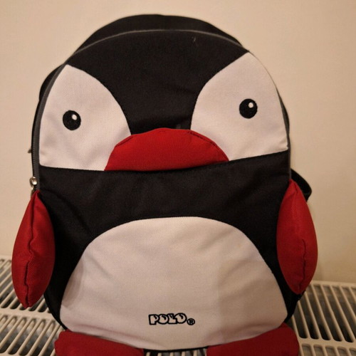 Polo toddler backpack like new, penguin design, 7L capacity