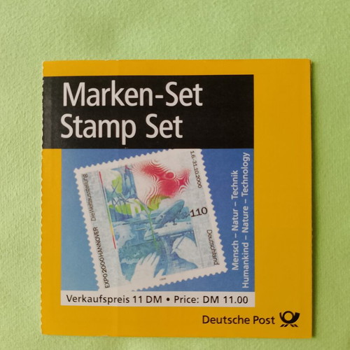 1999 German stamp with Bonn first day cover, mint
