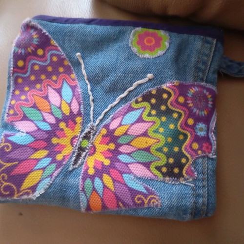 Handbag new, colorful, handmade with decorations