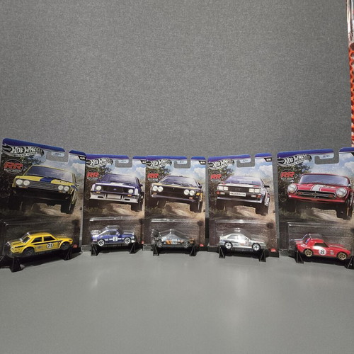 Hot Wheels Silver Series Rally Racers new set of 5