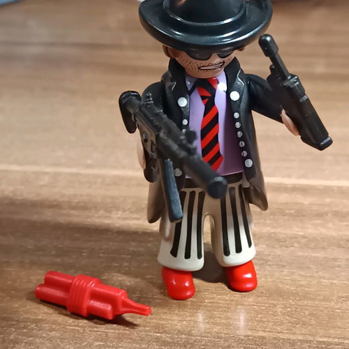 Playmobil Ultra Mafia Boss figure like new with accessories