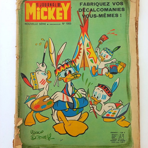 Le Journal de Mickey used comic 1971 large format
