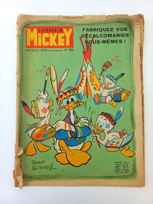 Le Journal de Mickey used comic 1971 large format
