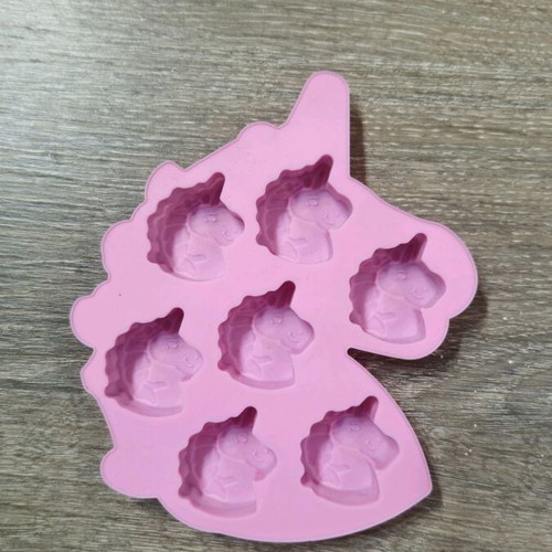 Silicone mold unicorn new, 7 small unicorns
