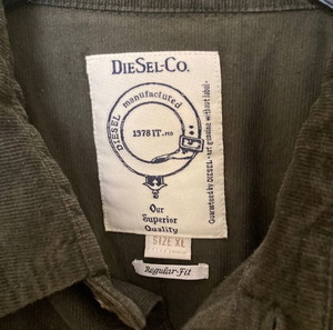 Diesel Πουκάμισο Κυπαρισσί Regular Fit XL Σε πολύ καλή κατάσταση. Τιμή 12 Ευρώ