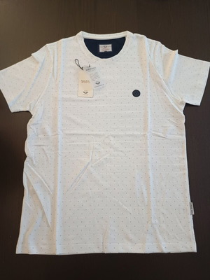 Тениска Side Effect размер Medium нова, бяла