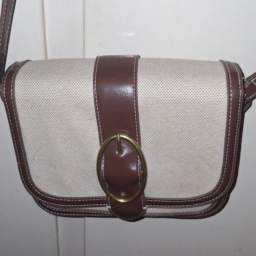 Reserved shoulder bag like new, beige and brown
