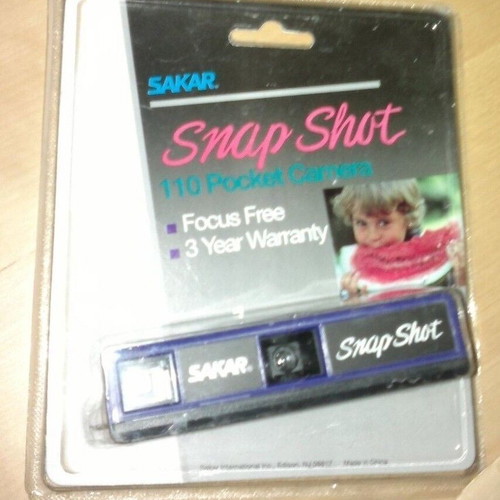 Sakar Snap Shot 110 camera new vintage sealed