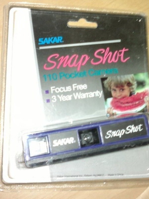 Sakar Snap Shot 110 camera new vintage sealed