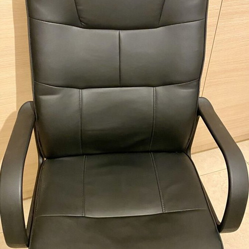 SATO office desk set used with rolling drawer and executive chair