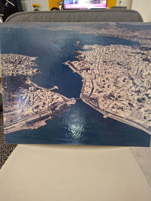 Vintage αεροφωτογραφία μεταχειρισμένη, Χαλκίδα 50x40