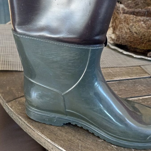 Women's galoshes used with leather detail, size 38-38.5