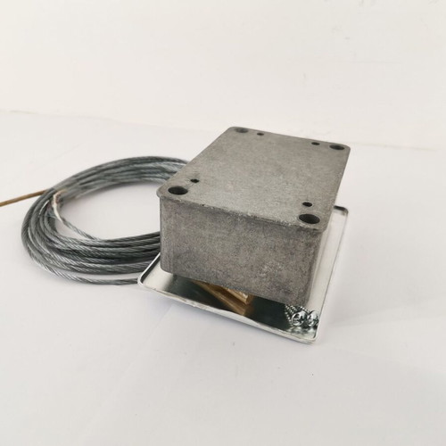 Window latch used with wire cable unused